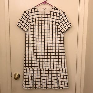 Kate Spade pleated hem dress